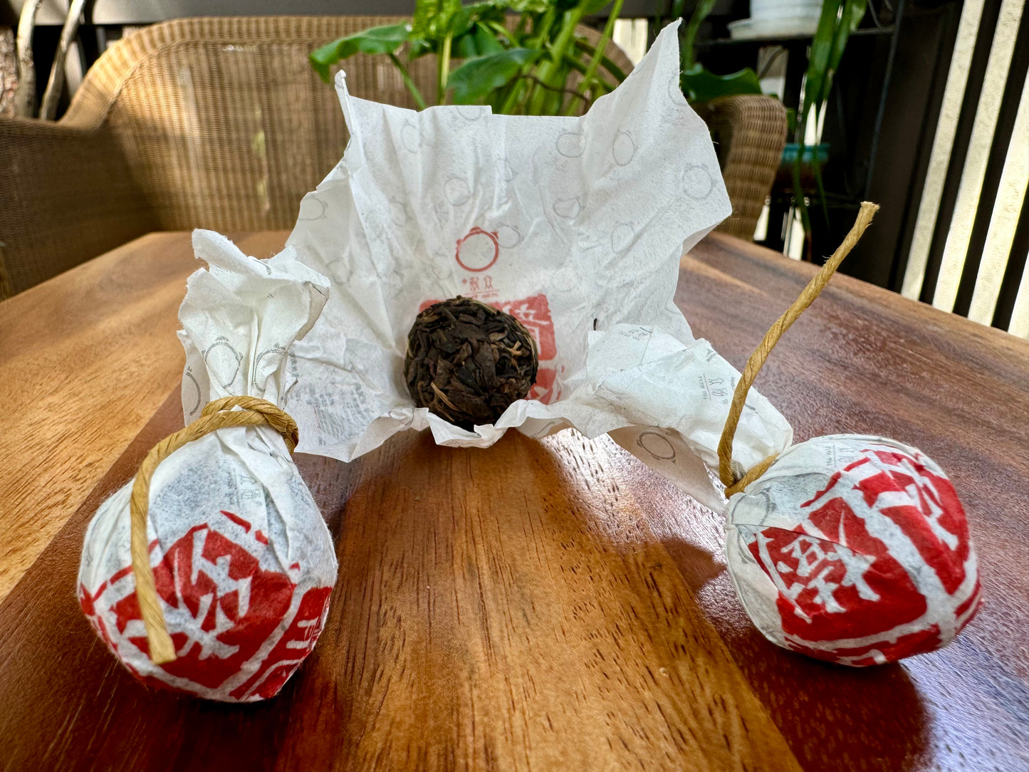 Ripe Pu’er Dragon Pearls Premium