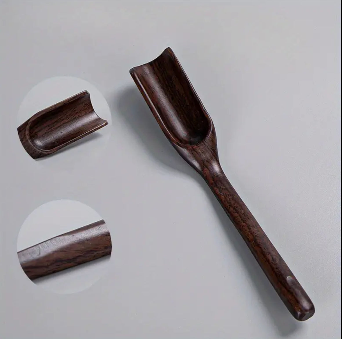 Ebony Rosewood Tea Scoop